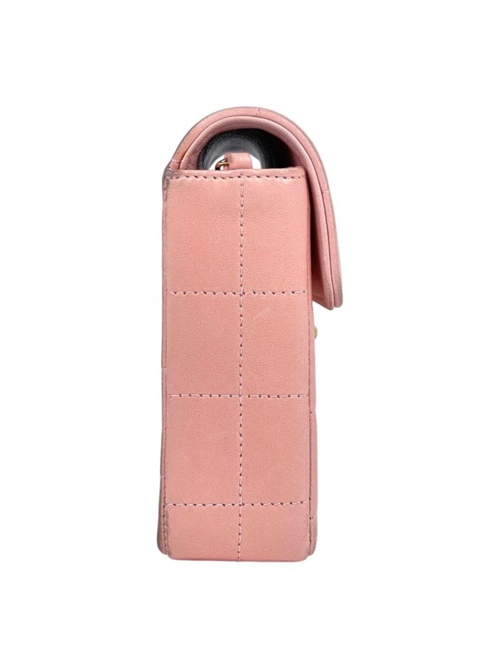 Chanel Shoulder Bag CC Logo Leather Pink - Picture 4 of 15